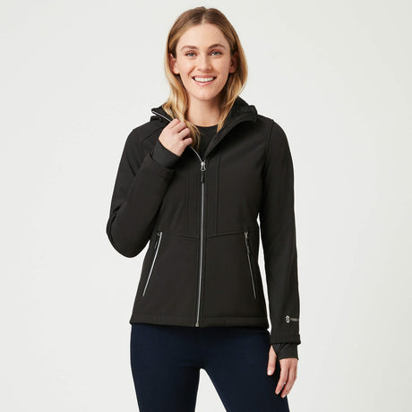 Free Country Women's Freeform II Super Softshell® Jacket - Black - S#color_black