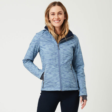 Free Country Women's Freeform II Super Softshell® Jacket - Denim - S#color_denim
