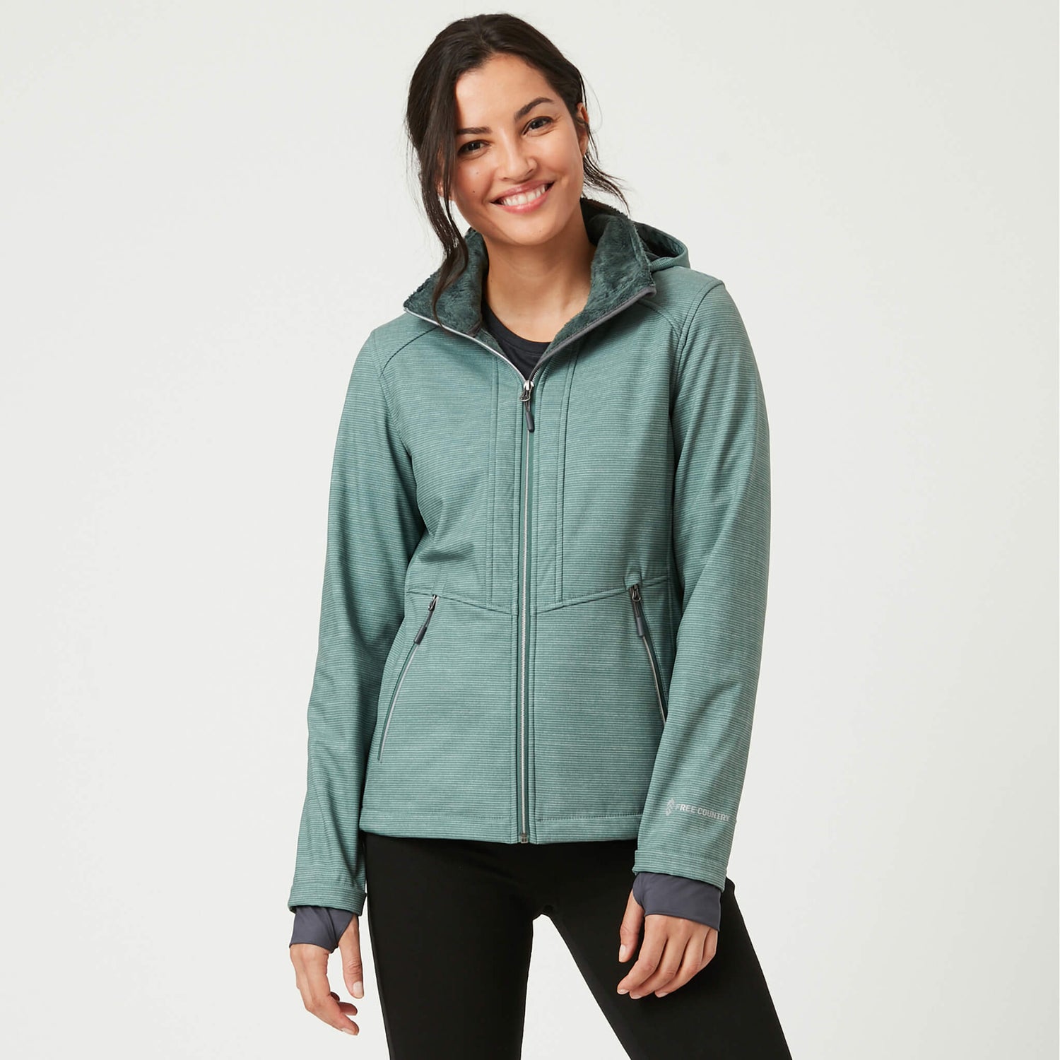 Free Country Women's Freeform II Super Softshell® Jacket - Olive - S#color_olive