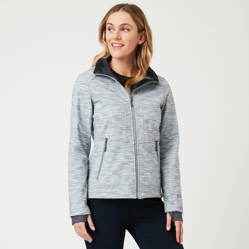 Free Country Women's Freeform II Super Softshell® Jacket - Silver - S#color_silver