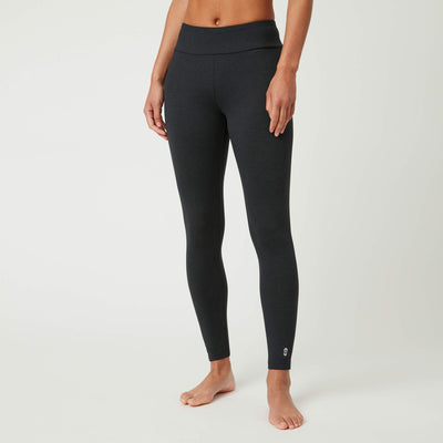 Free Country Women's Midweight Sueded Base Layer Bottom - Black - S#color_black