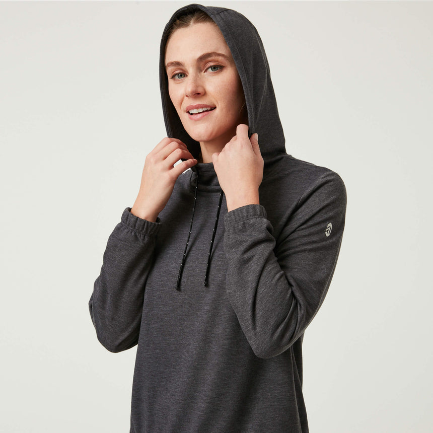 Free Country Women's Luxe Easy Fit Pullover -  - #color_charcoal