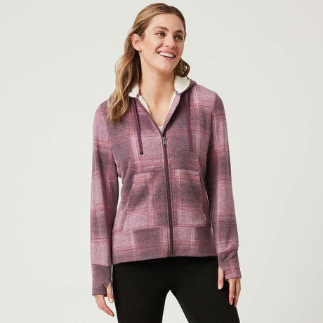 Free Country Women's Luxe+ Jacket - Plum - S#color_plum