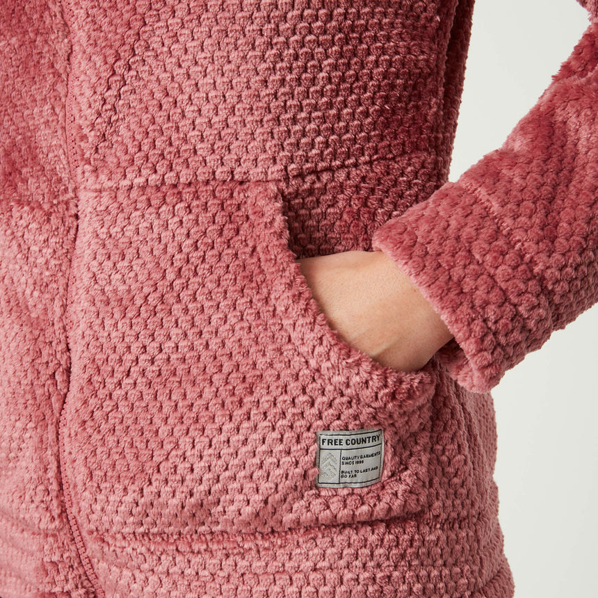 Free Country Women's Mosaic Butter Pile® Jacket -  - #color_pink-clay