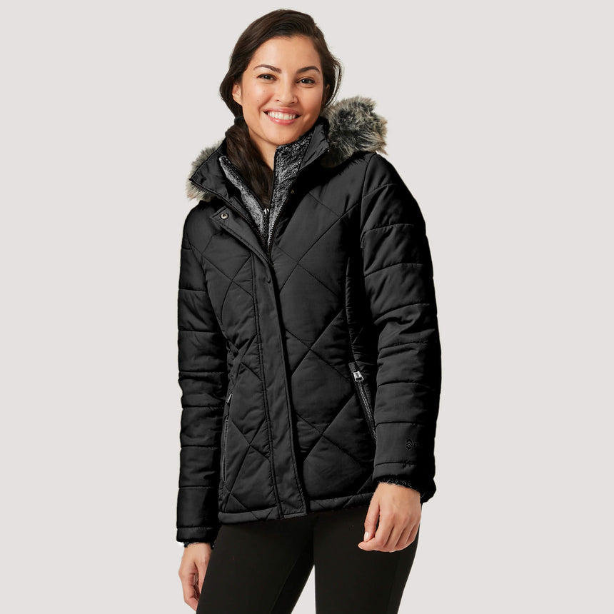 Free Country Women's Nimbo Cloud Lite Jacket - Black - S#color_black