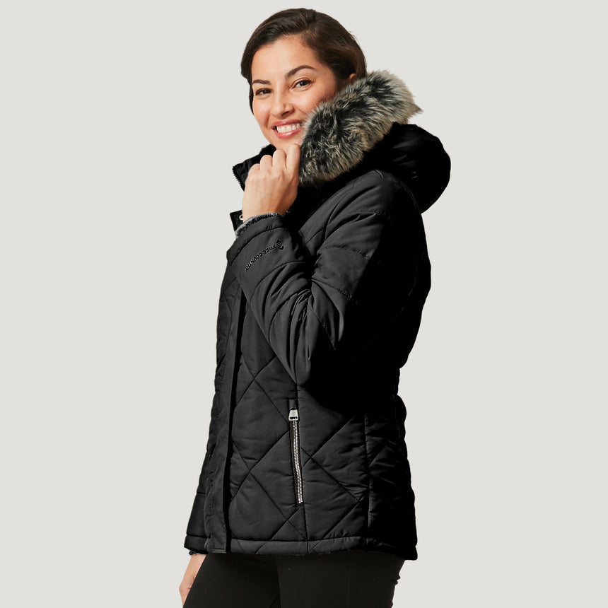 Free Country Women's Nimbo Cloud Lite Jacket - Black - S#color_black