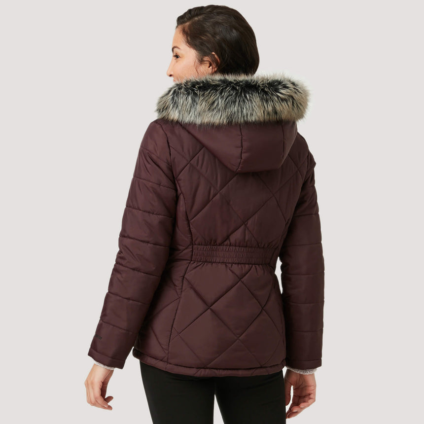 Free Country Women's Nimbo Cloud Lite Jacket - Mahogany - S#color_mahogany